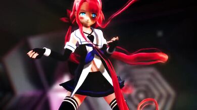 Watch Kuro@Vov enjoy a steamy dance and fuck session with the KanColle character, Kawakaze