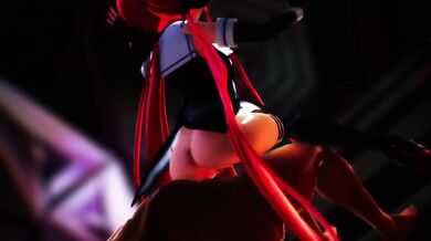 Watch Kuro@Vov enjoy a steamy dance and fuck session with the KanColle character, Kawakaze