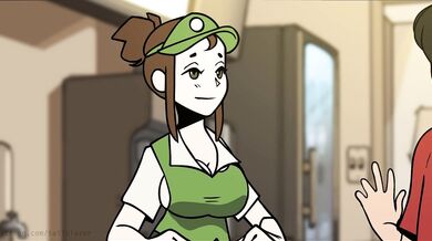 Watch as the curvaceous barista whips up a hot cup of coffee, wearing nothing but her tail-blazer and high heels