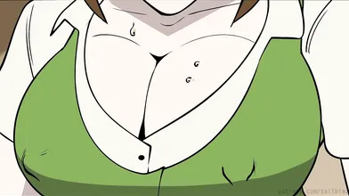 Watch as the curvaceous barista whips up a hot cup of coffee, wearing nothing but her tail-blazer and high heels