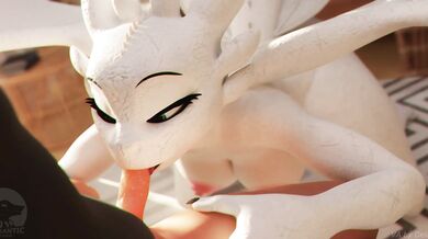 Watch the sexy Hentai: Light Fury and BJ by Furromantic 4K 60FPS porn video where you can see two furries having a hot bj scene in full HD quality