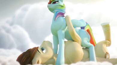 My Little Pony - Rainbow Dash and her Clopcian Cowgirl Adventure!