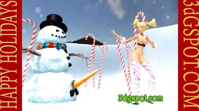 Thawing the Cold Night with Frisky the Snowman