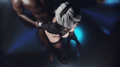 Riding a Huge Black Cock (Polished Jade Bell)