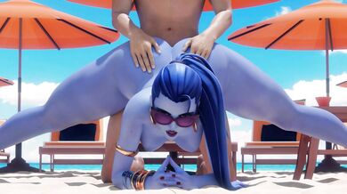 Widowmaker Goes to the Beach for a F*** with Yeero