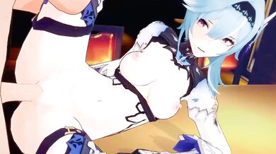 Eulalia on the table - Genshin Impact