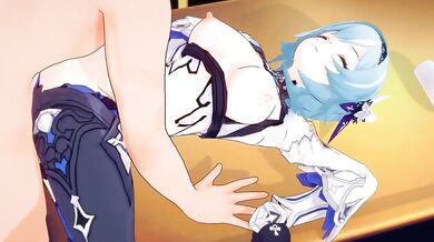 Eulalia on the table - Genshin Impact