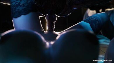 This is the second part of an X-rated video that features a woman named Ada getting licked by someone in a sexual way