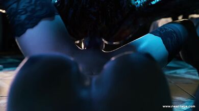 This is the second part of an X-rated video that features a woman named Ada getting licked by someone in a sexual way