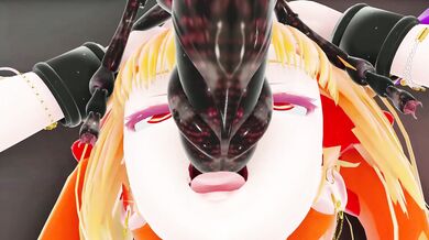 Monster Den: Suika, Ibuki and Huge Titty fucked by Insects in Touhou!