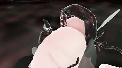 Monster Den: Suika, Ibuki and Huge Titty fucked by Insects in Touhou!