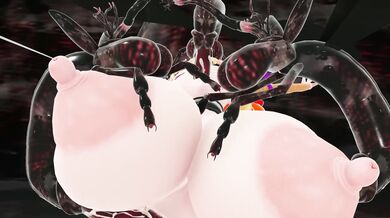 Monster Den: Suika, Ibuki and Huge Titty fucked by Insects in Touhou!