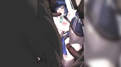 Makoto Naegi (Genshin Impact) The Mega Blowjob Challenge!