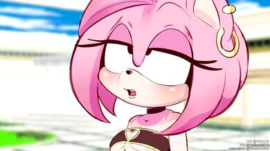 Sexy Beach Babes: Amy Rose and Vixycore Unleash Their Hentai Passions at the Ocean View Hotel