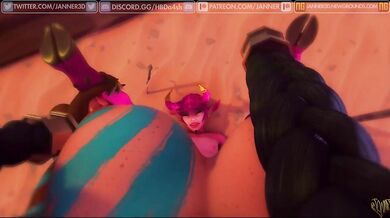 The 3D Adventures of Janine and Her Friends - A Compilation