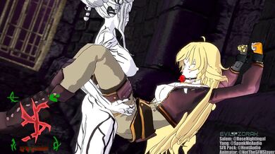 Salem and Yang both find themselves in a world of pleasure as they engage in intense futa bondage and domination