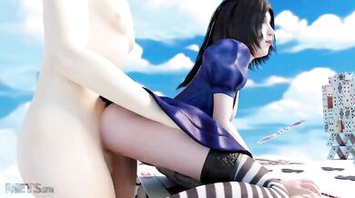 The Hidden Lust of Alice Liddell in Doggy Style Fuck with the Mets