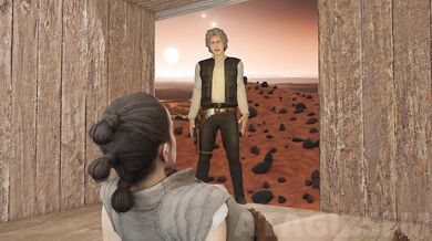 Star Wars XXX: Reys Intergalactic Gangbang Adventure with BB-8, Finn and Han Solo