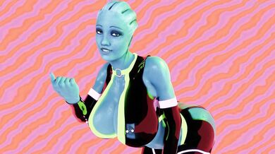 One Night Stand with Liara, the Full-Bodied Short-Haired Beauty