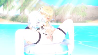 In 2023, on December 3rd, a furry creature with the number 8 on its body, engages in a sensual act with another creature