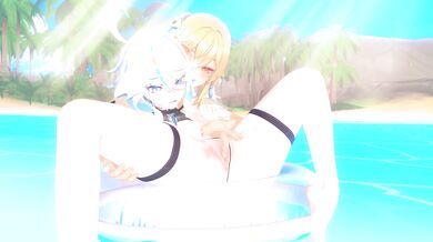 In 2023, on December 3rd, a furry creature with the number 8 on its body, engages in a sensual act with another creature