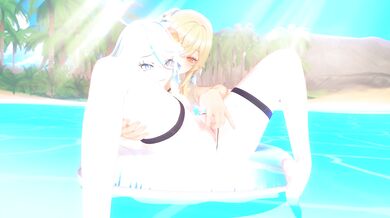 In 2023, on December 3rd, a furry creature with the number 8 on its body, engages in a sensual act with another creature