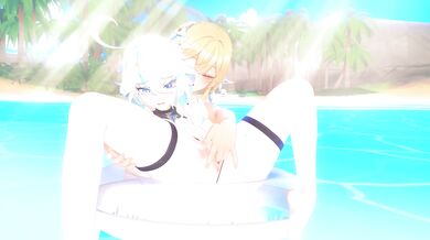 In 2023, on December 3rd, a furry creature with the number 8 on its body, engages in a sensual act with another creature