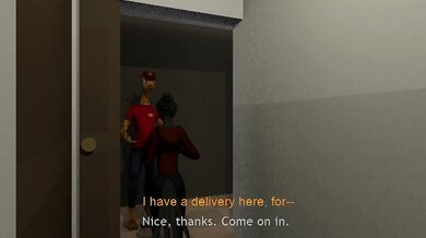 Sexy Chef Strips Naked and Delivers a Hot Pizza!