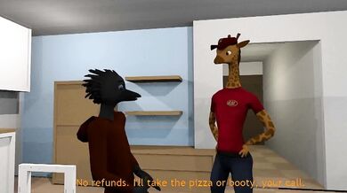 Sexy Chef Strips Naked and Delivers a Hot Pizza!