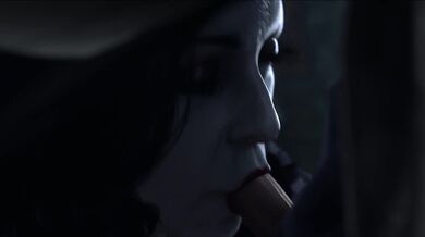 Lady Dimitrescu Gives a Blowjob to Great M8