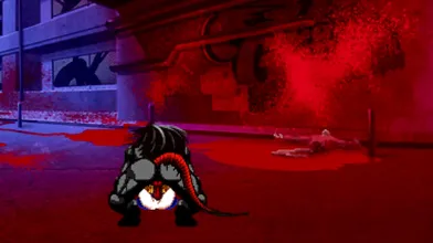 Fighting Queen Satsuki Dominates MUGEN in an Intense Sexual Battle