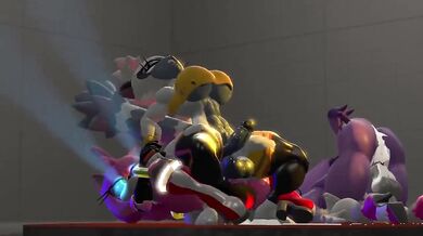 Rough Sex with Amy and Tangle - Metallic Metal Goddesses