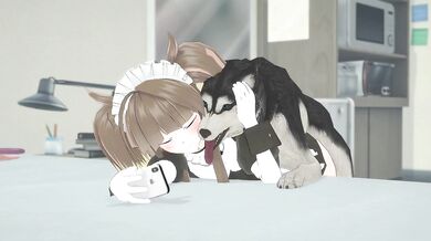 In the bedroom, were making love for you to see