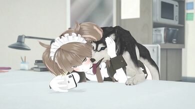 In the bedroom, were making love for you to see