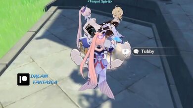 Watch as Kokomi and Aether replace Tubby the Clown in this animated mod!