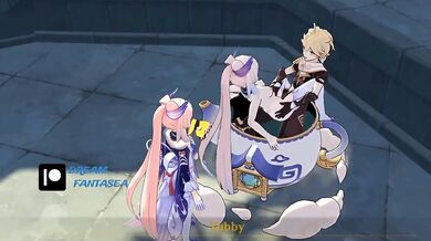 Watch as Kokomi and Aether replace Tubby the Clown in this animated mod!