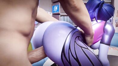 Overwatchs Widowmaker gets doggy style treatment