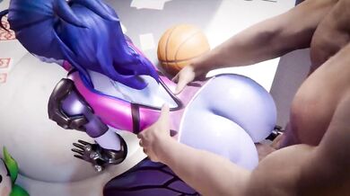 Overwatchs Widowmaker gets doggy style treatment