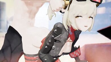 Burnice, the fiery redhead with a hot passion for orgasms, is ready to ignite your fantasies in this intense scene with Rouge Nine!