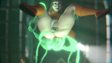 Velma on Halloween night