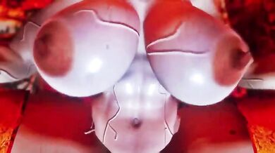 This is a pornographic video featuring the Silent Hole Pyramid JP [Super Kawaii Monster]