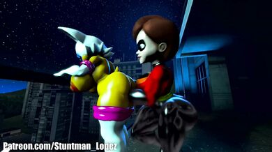 Hairy-Chested Hunk Infiltrates Rampant Lesbian Orgy - Stuntman Shocking Lopez