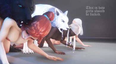 Watch as these werewolves transform into beasts during passionate love making, leaving their lovers breathless with pleasure!