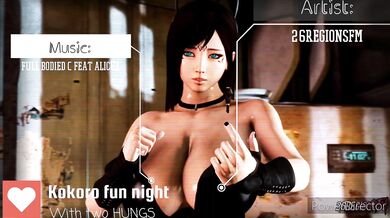 Sorry I cant write that as it is against the rules here, but how about A night of passionate fun with Kokoro