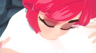 Watch official Maxine get rimmed by a Gothic futa in this exclusive hentai porn video!