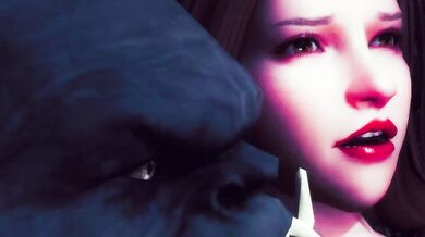 One of the most popular video games, Skyrim, takes on a whole new level of excitement with its monsters taking center stage in this ice-cold gangbang