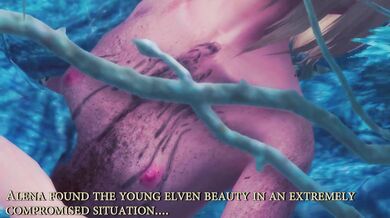 One of the most popular video games, Skyrim, takes on a whole new level of excitement with its monsters taking center stage in this ice-cold gangbang