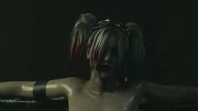 Lady Justice gets down and dirty with Harley Quinn!