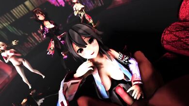 Gokuraku Kancolle: The Ultimate Sex Version - Kuro@Vovs Sex with Kitakami