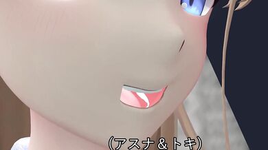 Sword Art Onlines Asuna and Alice Friends: Double Penetration with Mr Peanut